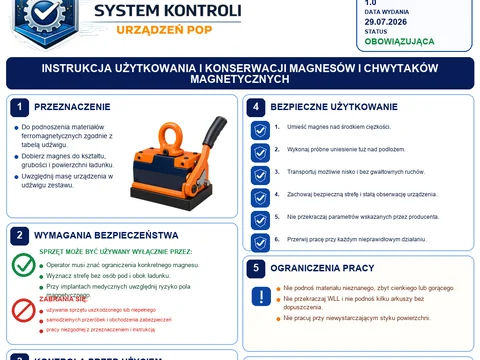 Magnesy i chwytaki magnetyczne