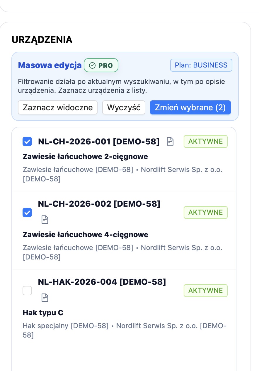 Wybór do masowej edycji